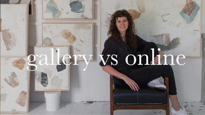 Selling Your Art Online vs. Selling In a Gallery